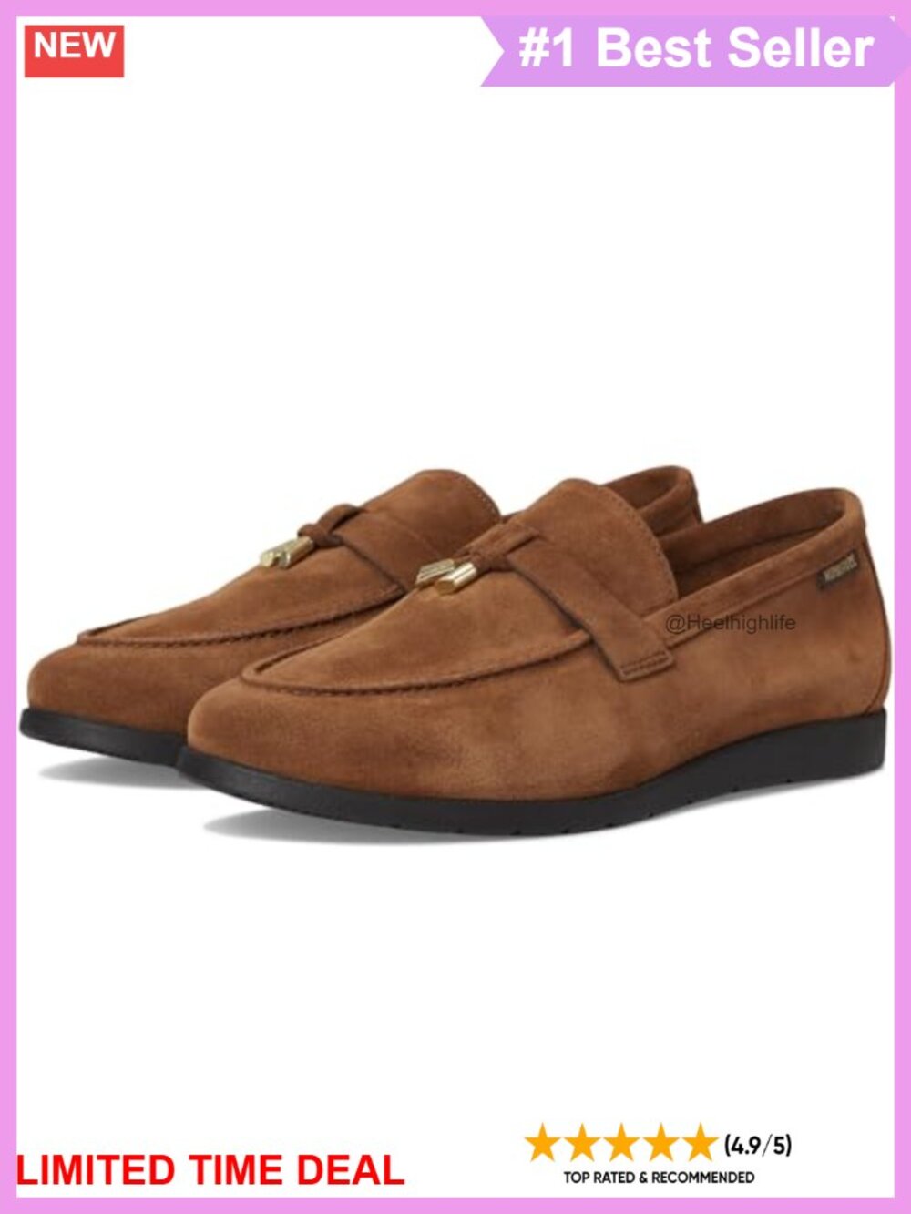 Valenza Suede Loafers Flat Round Toe Pull-On Women's Casual Shoes